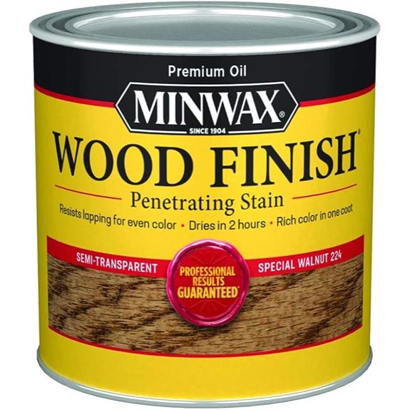 Minwax 222404444 Wood Finish Special Walnut Stain Half Pint