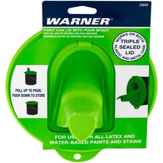 Warner 1 Gallon Paint Lid & Pour Spout 20640