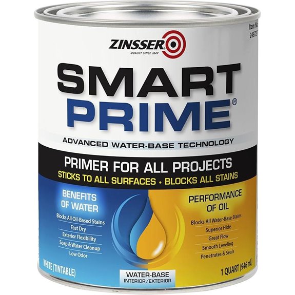 Zinsser Smart Prime Water-Based Interior/Exterior Primer