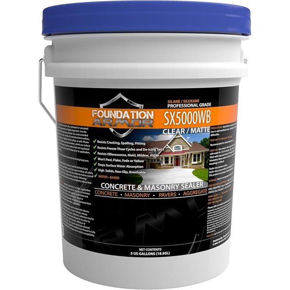 Armor SX5000 Water-Based Concrete Sealer (5 Gallon)