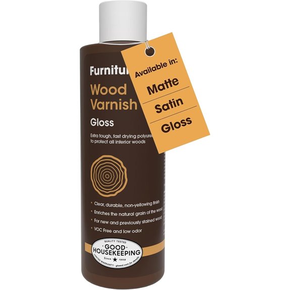 Furniture Clinic Waterproof Wood Varnish Gloss (250ml)