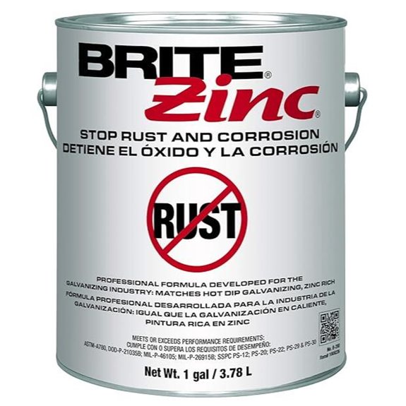 Weld Aid B-200 Brite Zinc Primer 1 gal,Gray