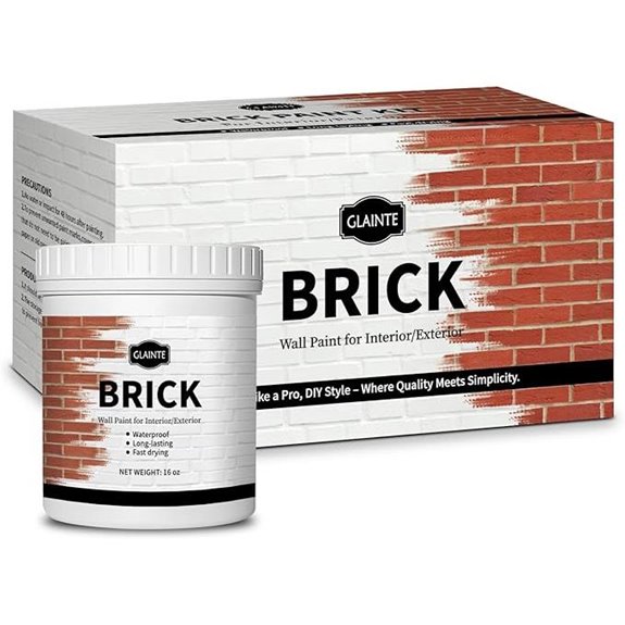 GLAINTE Brick Transformation Paint Kit (16 oz White)