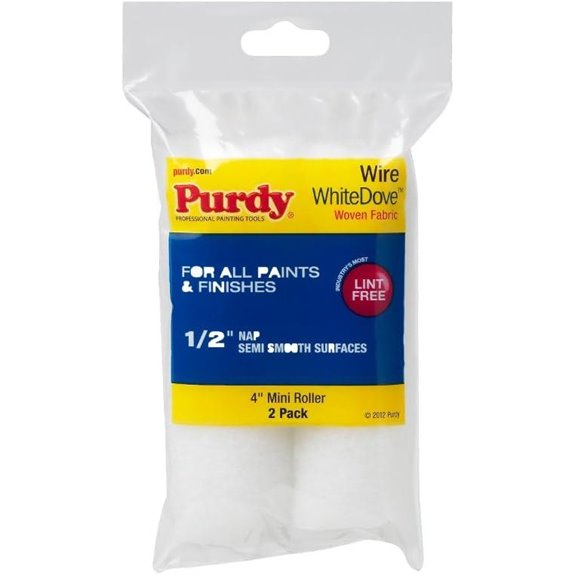 Purdy Wire Mini White Dove Roller Replacements (2-Pack)