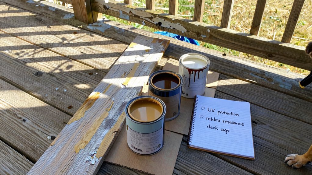 wood stain selection factors