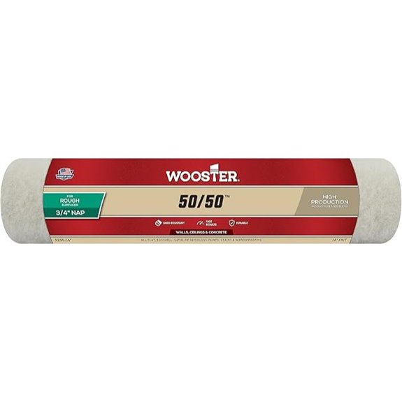 Wooster Brush R296-14 Wooster 50/50 Roller Cover 3/4-Inch Nap 14-Inch