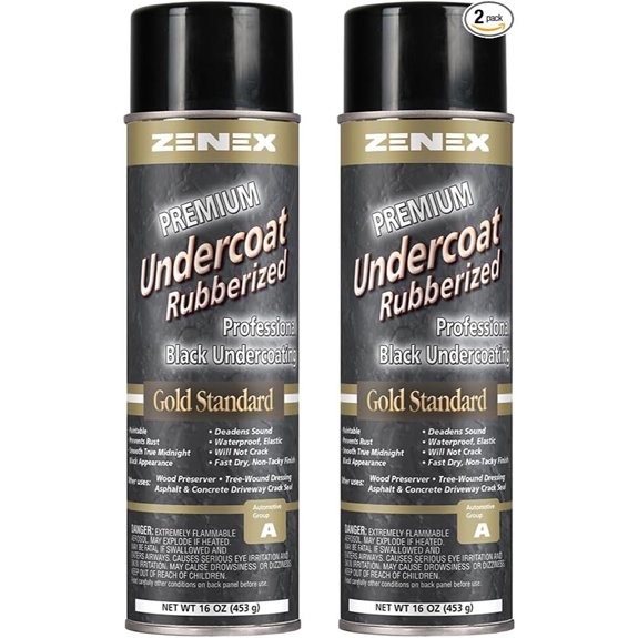 Zenex Rubberized Undercoat Spray - 16 oz (2-Pack)
