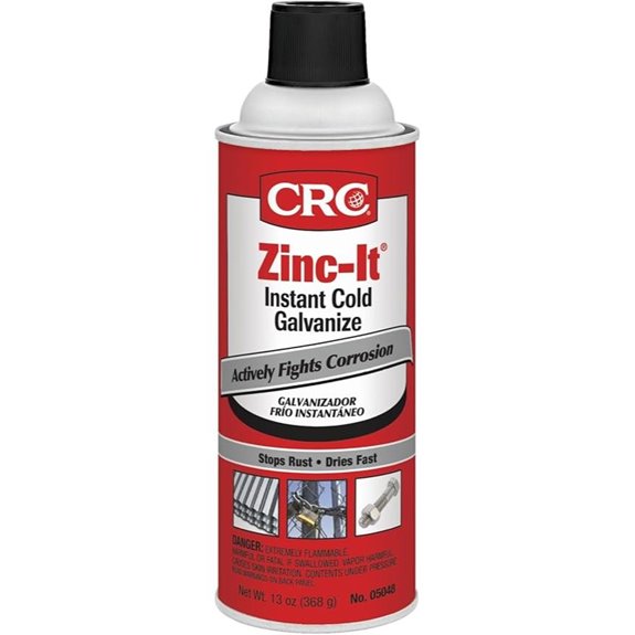 CRC 05048 Zinc-It Instant Cold Galvanize - 13 Wt Oz,Gray