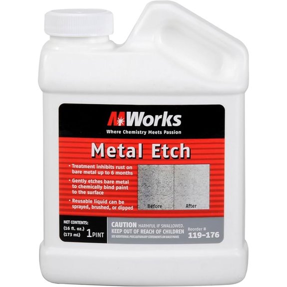 Metal Etch Bare Metal Rust Treatment – Zinc Phosphate Surface Prep Liquid