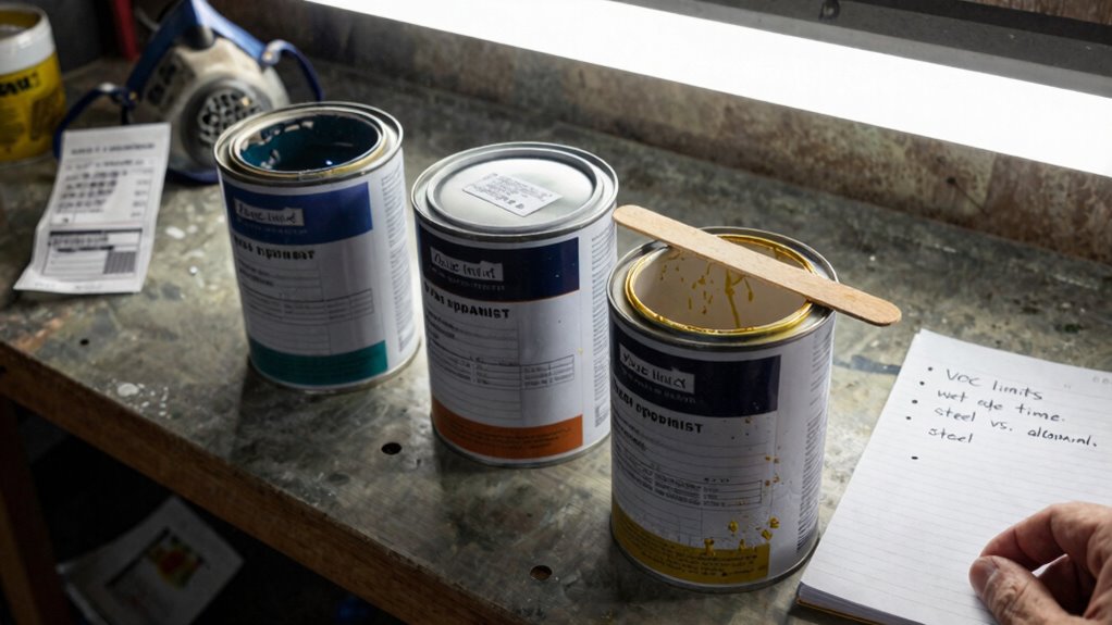 zinc phosphate primer checklist